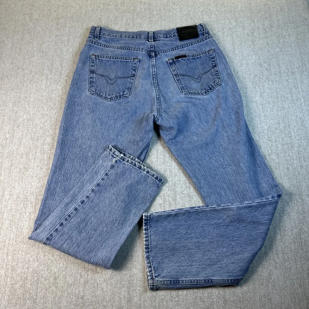 Harley-Davidson Jeans Mens Size 32x30 Relaxed Fit Straight Leg‎ Light Wash Denim